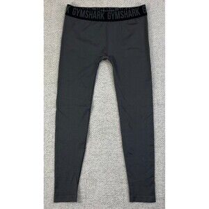 Gymshark Seamless Leggings Women's Medium Dark Gray High Waisted Workout Gym